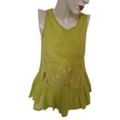 Marc Cain Top Cotton in Yellow