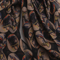 D&G zijden jurk met schoen patroon