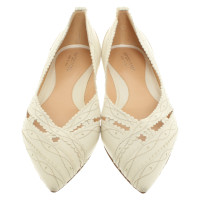 Sergio Rossi Slippers/Ballerinas Leather in Cream