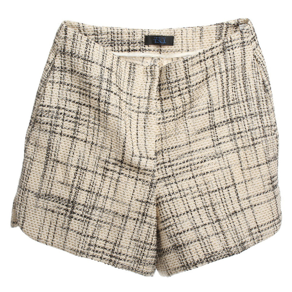 Twin Set Simona Barbieri Mini-Shorts mit Muster