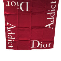 Christian Dior Zijden sjaal met logobedrukking
