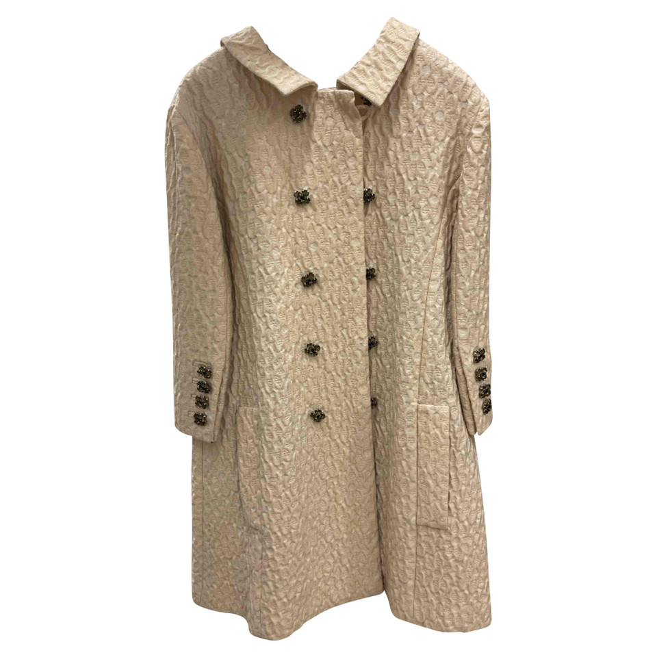 Dolce & Gabbana Giacca/Cappotto in Crema