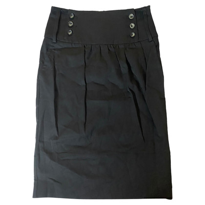 Atos Lombardini Skirt Cotton in Black