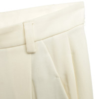 Brunello Cucinelli pantalon plissé à la crème