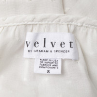 Velvet Bluse in Creme