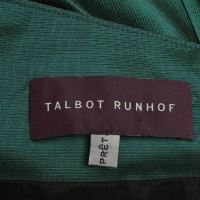 Talbot Runhof Robe en Vert