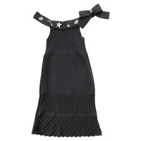 Chanel Robe en Viscose en Noir