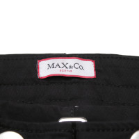 Max & Co Paio di Pantaloni in Pelle scamosciata in Blu
