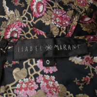 Isabel Marant Silk top with floral pattern