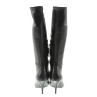 Prada Lace boots in black