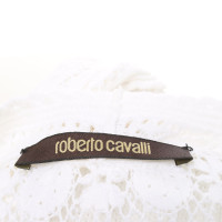 Roberto Cavalli Strickkleid in Weiß