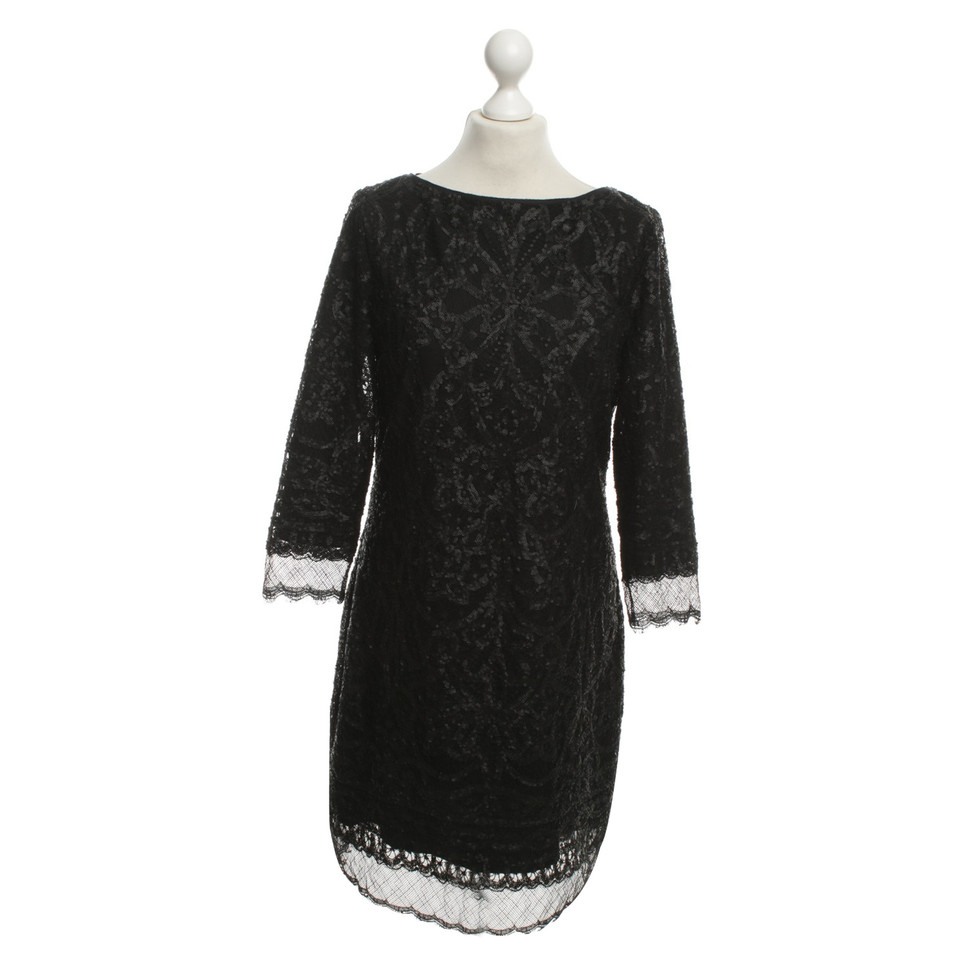 Elie Tahari Sequin Dress in zwart