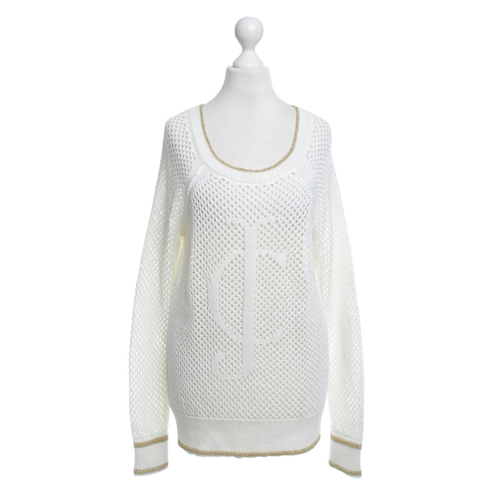 Juicy Couture maglione maglia in crema