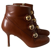 Moschino Cheap And Chic Ankle boots Leather in Khaki