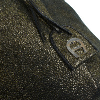 Aigner Handbag with metallic coating