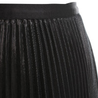 Diane Von Furstenberg Jupe plissée en noir / métallique