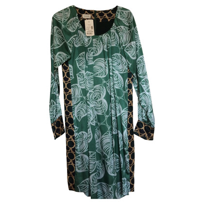 René Lezard Kleid aus Viskose in Grün