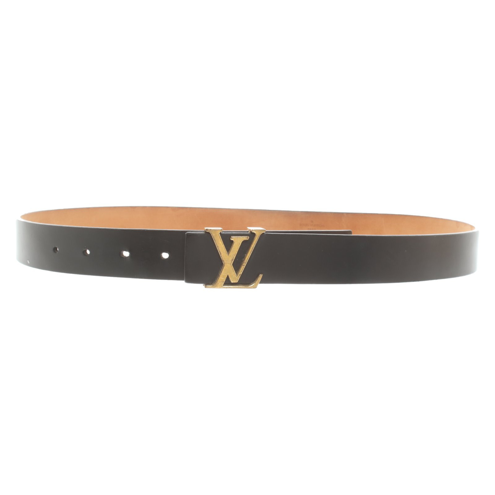 Louis Vuitton Belt Leather in Black - Second Hand Louis Vuitton Belt  Leather in Black buy used for 205€ (5797535)
