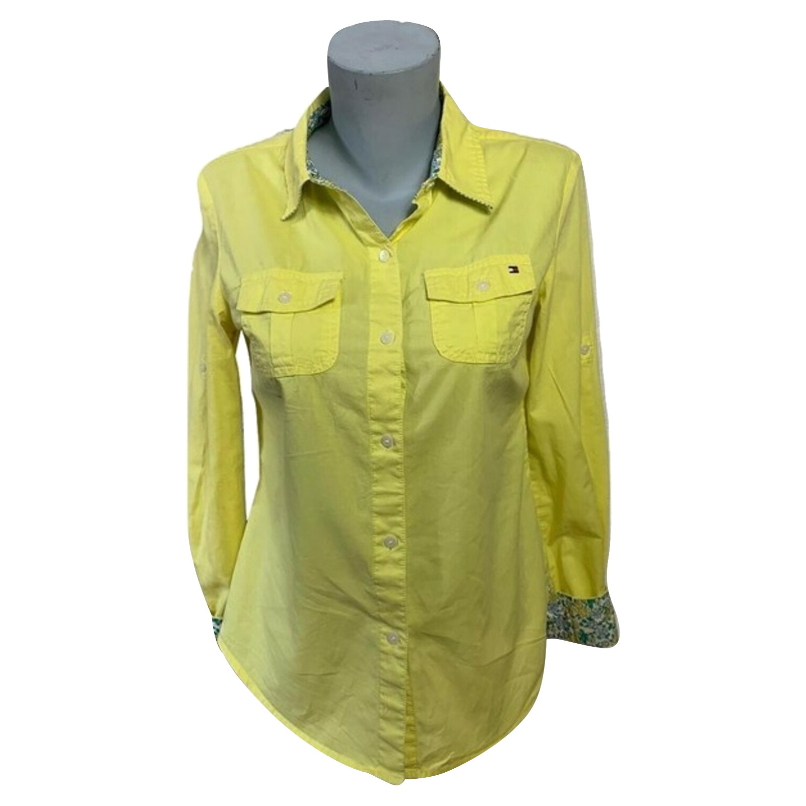 Tommy Hilfiger Top Cotton in Yellow - Second Hand Tommy Hilfiger Top Cotton  in Yellow buy used for 55€ (4237049)