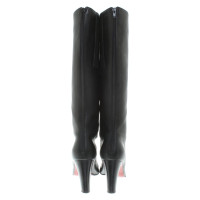 Christian Louboutin Bottes en cuir noir