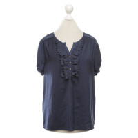 Maison Scotch Top in donkerblauw