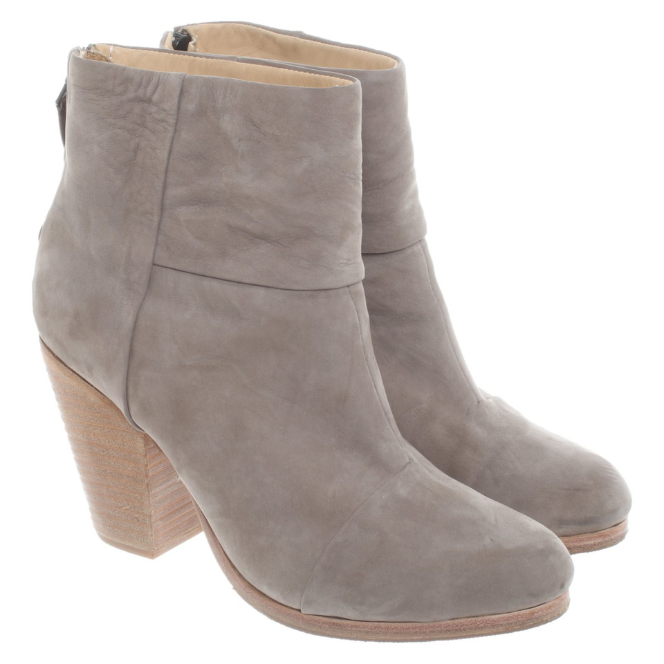 Rag & Bone Ankle boots Leather in Grey