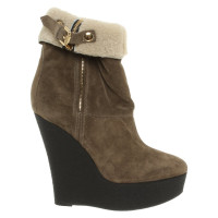 Burberry Ankle boots Suede in Khaki