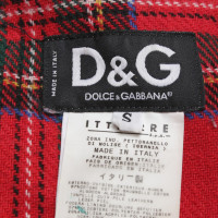 D&G giacca di jeans con dettagli