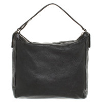 Furla black shoulder bag with 2 zippers