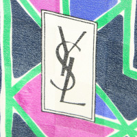 Yves Saint Laurent motifs écharpe de soie