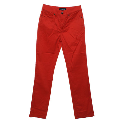 Rocco Barocco Paio di Pantaloni in Cotone in Rosso