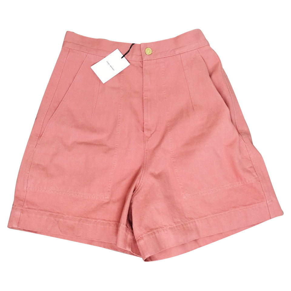 Isabel Marant Shorts aus Baumwolle in Rosa / Pink