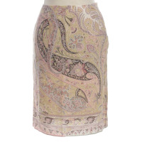 Etro Zijden rok met Paisley patroon