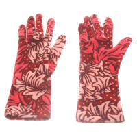 Kenzo Handschuhe mit Muster aus Samt