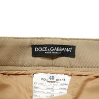Dolce & Gabbana Paire de Pantalon en Beige