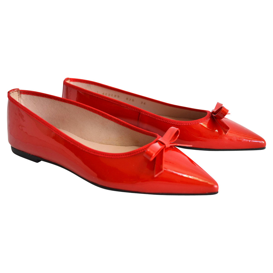 Pretty Ballerinas Slippers/Ballerinas Leather in Red
