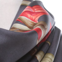 Salvatore Ferragamo Silk scarf with floral print