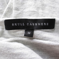 Skull Cashmere Top Cotton in Grey