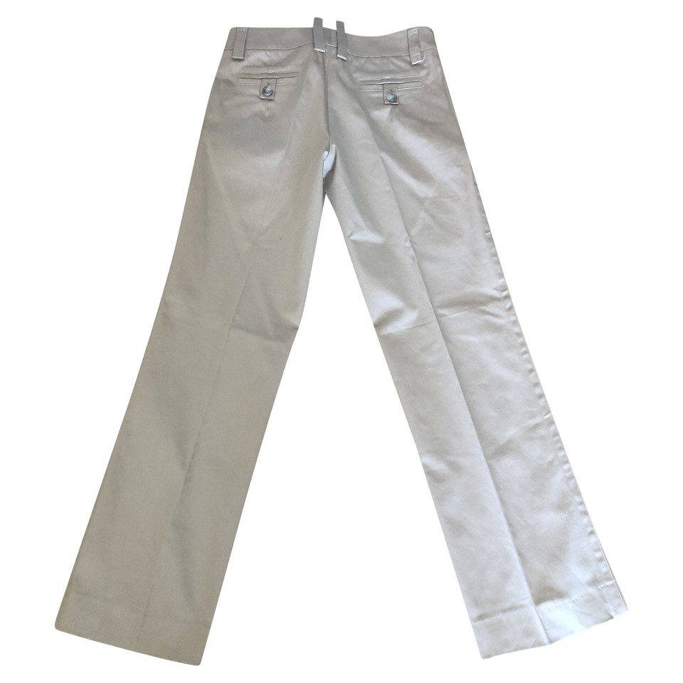 Atos Lombardini Paire de Pantalon en Coton en Beige