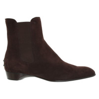 Tod's Bottines en Daim en Marron