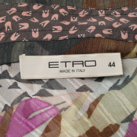 Etro Long jacket made of silk