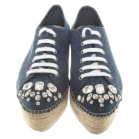 Miu Miu Scarpe stringate in Blu