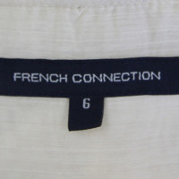 French Connection Transparent blouse in cream