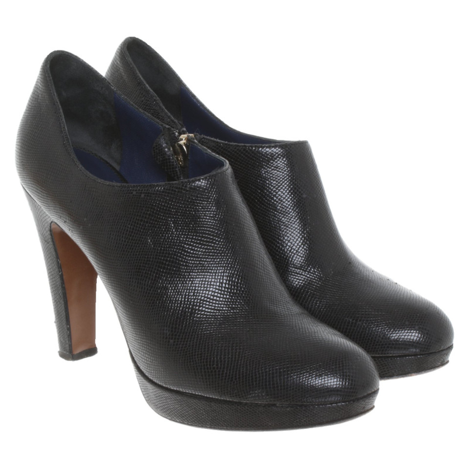 Pollini Ankle Boots in Schwarz