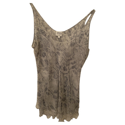 Armani Collezioni Kleid aus Seide in Grau
