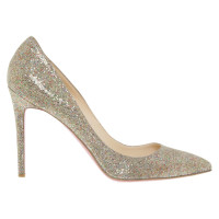 Christian Louboutin pumps with sequin trim