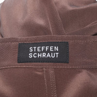 Steffen Schraut Top Silk in Brown