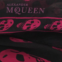 Alexander McQueen Foulard en soie avec imprimé