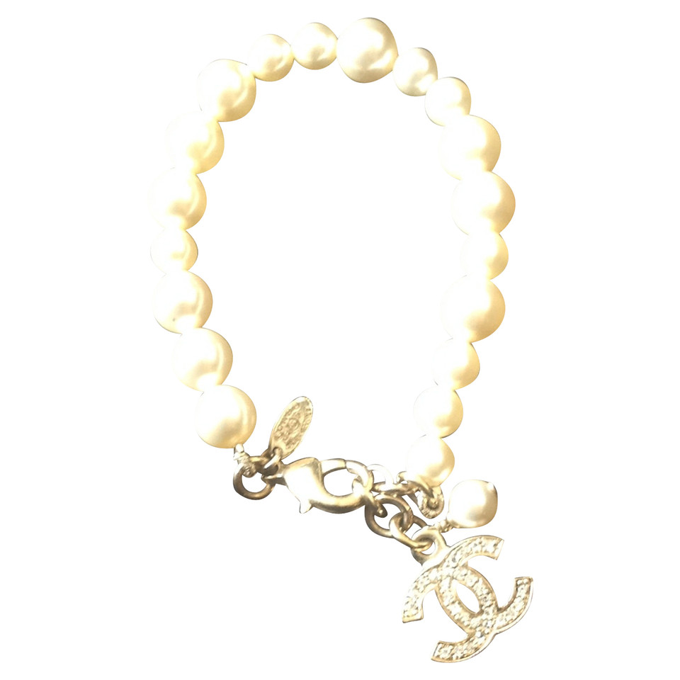 Chanel Bracelet/Wristband Pearls in Gold