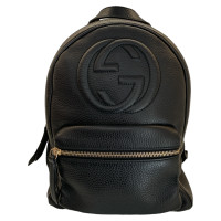 Gucci Soho Backpack aus Leder in Schwarz